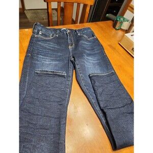 Dear John Gisele high waisted skinny women's jeans size 28 dark blue